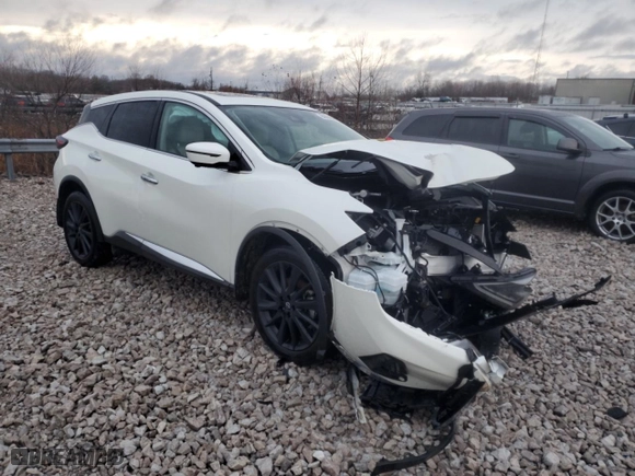 2024 Nissan Murano SL with VIN 5N1AZ2CJXRC108272, listed as a Copart auction lot 84890004 with 13,876 mi miles and Salvage Title. Bid and sale history available at carsss.com. Image 4.
