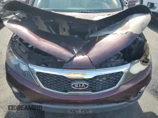 2012 Kia Sorento LX with VIN 5XYKT3A65CG303682, listed as a Copart auction lot 51541035 with 125,886 mi miles and Salvage Title. Bid and sale history available at DreamBid. Image 12.