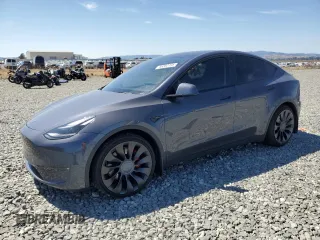 2022 Tesla Model Y Performance с VIN 7SAYGDEFXNF484189, выставлен на аукционе Copart как лот 66202735 с пробегом 20 382 миль миль и Списание • Salvage title. История ставок и продаж доступна на DreamBid. Изображение 1.
