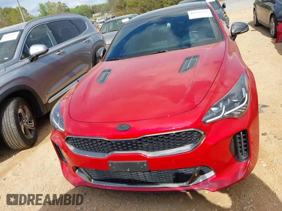 2018 Kia Stinger GT2 with VIN KNAE55LC9J6016042, listed as a IAAI auction lot 41949331 with 69,558 mi miles. Bid and sale history available at carsss.com. Image 13.