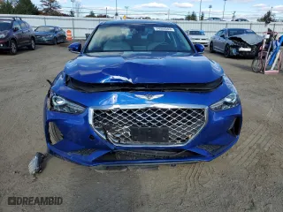 2020 Genesis G70 2.0T with VIN KMTG34LA5LU047721, listed as a Copart auction lot 74009343 with 34,676 mi miles. Bid and sale history available at carsss.com. Image 5.
