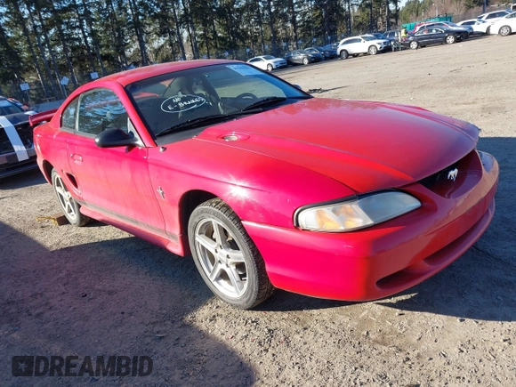 1996 Ford Mustang with VIN 1FALP4042TF180575, listed as a IAAI auction lot 41561882 with 248,183 mi miles. Bid and sale history available at carsss.com. Image 1.