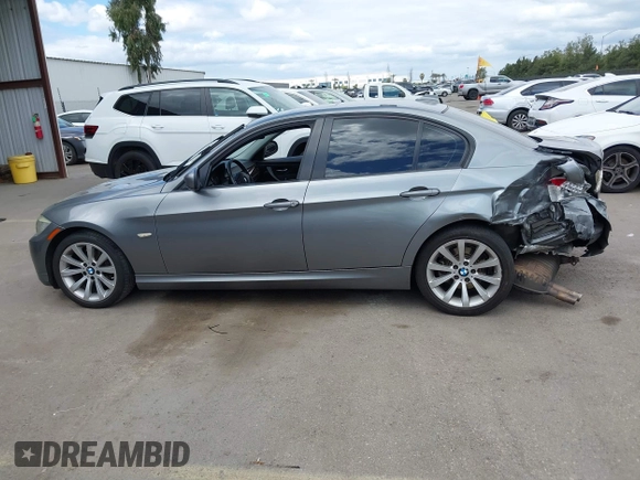 2011 BMW 3 Series 328i with VIN WBAPH5G52BNM84035, listed as a IAAI auction lot 42046301 with 165,418 mi miles. Bid and sale history available at carsss.com. Image 14.