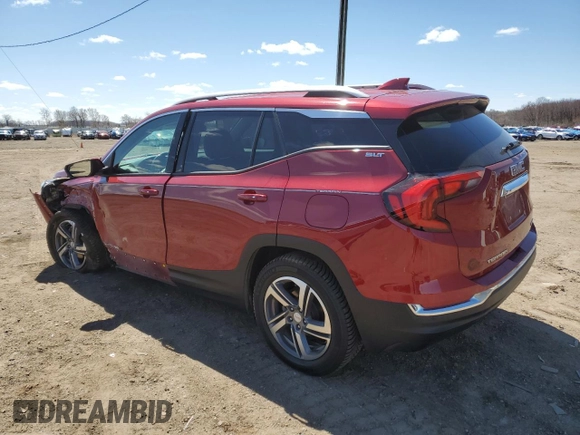 2019 GMC Terrain SLT with VIN 3GKALVEV3KL304477, listed as a Copart auction lot 53143095 with 71,820 mi miles and Clean Title. Bid and sale history available at carsss.com. Image 2.