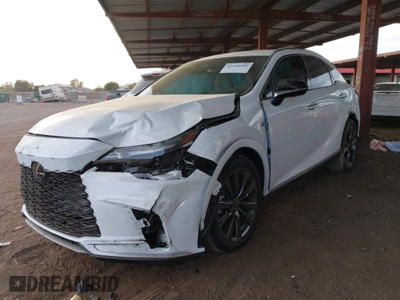 2025 Lexus RX 350 with VIN 2T2BAMCA7SC093752, listed as a IAAI auction lot 41558105 with 470 mi miles and . Bid and sale history available at DreamBid. Image 17.
