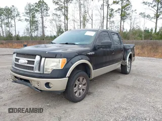 2009 Ford F-150 XL with VIN 1FTPW12VX9FB14223, listed as a IAAI auction lot 41526143 with 1 mi miles. Bid and sale history available at carsss.com. Image 2.
