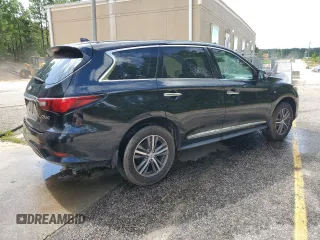 2019 Infiniti QX60 Luxe with VIN 5N1DL0MN7KC555877, listed as a Copart auction lot 63551605 with 160,184 mi miles and Clean title. Bid and sale history available at DreamBid. Image 3.