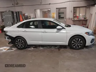 2024 Volkswagen Jetta S with VIN 3VW5M7BU9RM071109, listed as a IAAI auction lot 41517014 with 4,523 mi miles and . Bid and sale history available at DreamBid. Image 13.