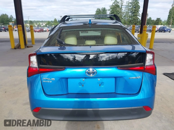 2020 Toyota Prius LE with VIN JTDL9RFU5L3018787, listed as a IAAI auction lot 42723431 with 30,793 mi miles and . Bid and sale history available at DreamBid. Image 16.