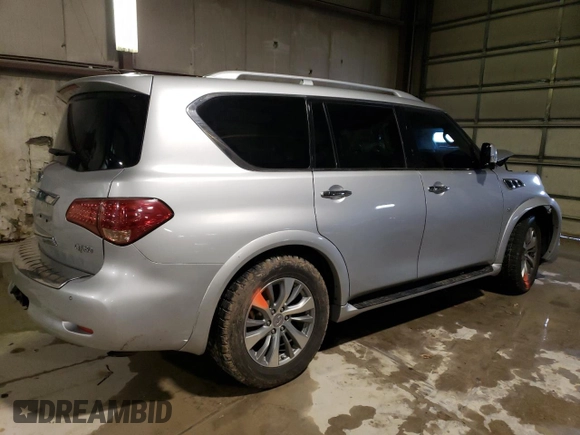 2017 Infiniti QX80 with VIN JN8AZ2NE3H9154840, listed as a Copart auction lot 37510004 with 0 mi miles. Bid and sale history available at carsss.com. Image 3.