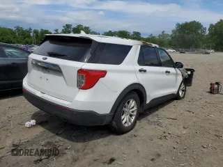 2020 Ford Explorer with VIN 1FMSK8BBXLGC10189, listed as a Copart auction lot 58836304 with Not Provided miles and Salvage Title. Bid and sale history available at carsss.com. Image 3.