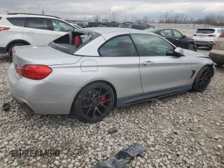 2015 BMW 4 Series 435i with VIN WBA3T3C50FP939577, listed as a Copart auction lot 82778204 with Not Provided miles and Clean Title. Bid and sale history available at carsss.com. Image 3.