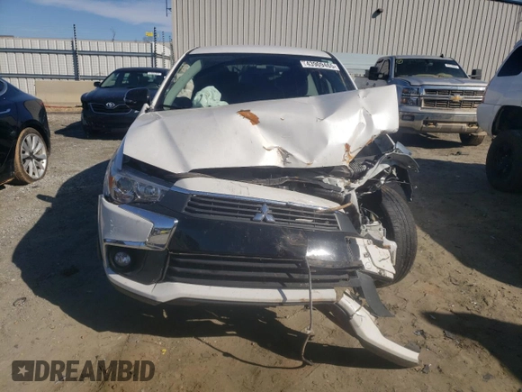 2017 Mitsubishi Outlander Sport ES 2.0 with VIN JA4AP3AU0HZ067735, listed as a Copart auction lot 43909465 with 92,051 mi miles and Salvage Title. Bid and sale history available at carsss.com. Image 5.