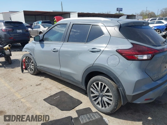2024 Nissan Kicks SV with VIN 3N1CP5CV1RL529487, listed as a IAAI auction lot 41791708 with 19,416 mi miles. Bid and sale history available at carsss.com. Image 3.