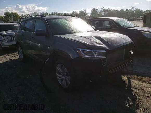 2021 Volkswagen Atlas SE with VIN 1V2JP2CA2MC559861, listed as a Copart auction lot 55724125 with 44,041 mi miles and Salvage title. Bid and sale history available at DreamBid. Image 14.