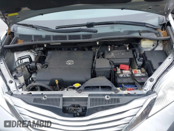 2015 Toyota Sienna LE AAS with VIN 5TDKK3DC0FS588089, listed as a IAAI auction lot 42501791 with 190,322 mi miles and . Bid and sale history available at DreamBid. Image 10.