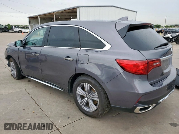 2020 Acura MDX with VIN 5J8YD3H34LL002393, listed as a Copart auction lot 60307305 with 46,559 mi miles and Salvage title. Bid and sale history available at DreamBid. Image 2.