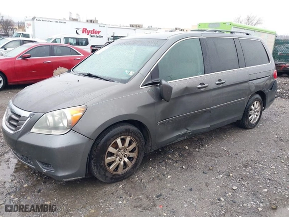 2008 Honda Odyssey EX with VIN 5FNRL38428B049592, listed as a IAAI auction lot 41863207 with 1 mi miles. Bid and sale history available at carsss.com. Image 2.