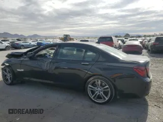 2015 BMW 7 Series 750Li with VIN WBAYE8C59FD781223, listed as a Copart auction lot 54944265 with 125,203 mi miles and Salvage title. Bid and sale history available at DreamBid. Image 2.