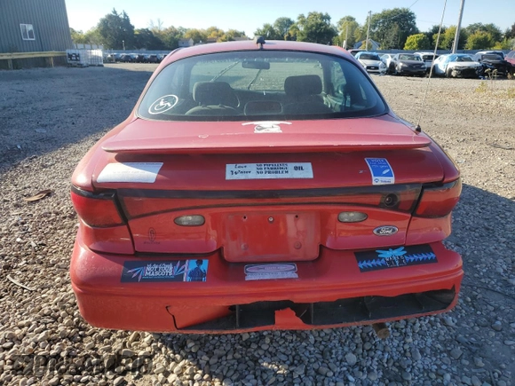 2002 Ford Escort ZX2 Standard with VIN 3FAFP11322R154870, listed as a Copart auction lot 73691344 with 128,151 mi miles and Non Repairable. Bid and sale history available at carsss.com. Image 6.