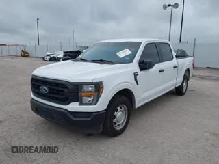 2023 Ford F-150 XL with VIN 1FTEW1C52PKF75099, listed as a IAAI auction lot 42104465 with 42,025 mi miles and . Bid and sale history available at DreamBid. Image 2.