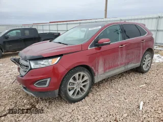 2017 Ford Edge Titanium with VIN 2FMPK4K96HBB19382, listed as a Copart auction lot 44401695 with 180,606 mi miles and Salvage Title. Bid and sale history available at carsss.com. Image 1.
