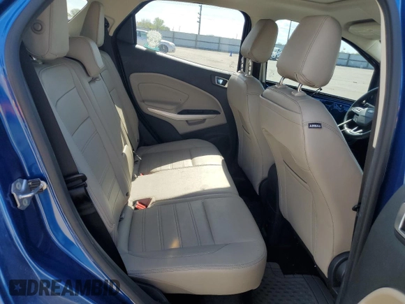 2019 Ford EcoSport Titanium with VIN MAJ6S3KL3KC254628, listed as a Copart auction lot 52992875 with 41,057 mi miles and Salvage Title. Bid and sale history available at DreamBid. Image 11.