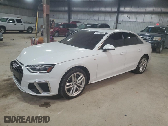 2020 Audi A4 Premium Plus z VIN WAUENAF40LA051680, wystawiony jako Copart lot #80894984 z przebiegiem 49 007 mil mil oraz Szkoda całkowita • Salvage title. Historia ofert i sprzedaży dostępna na DreamBid. Obrazek 1.