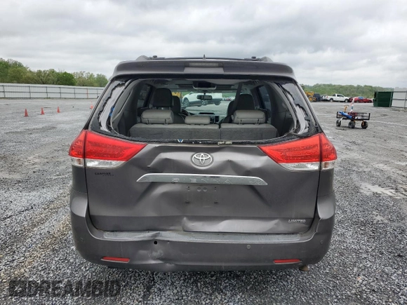 2011 Toyota Sienna XLE AAS with VIN 5TDYK3DC9BS048275, listed as a Copart auction lot 51828755 with 290,413 mi miles and Salvage Title. Bid and sale history available at DreamBid. Image 6.