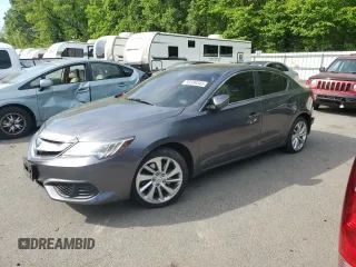 2018 Acura ILX Premium with VIN 19UDE2F73JA010019, listed as a Copart auction lot 56189345 with 90,497 mi miles and Salvage title. Bid and sale history available at DreamBid. Image 1.