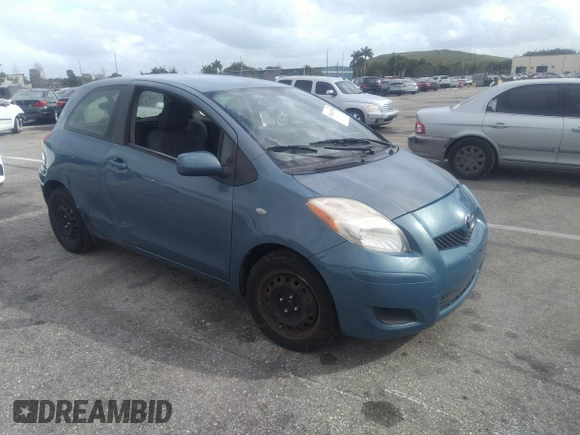 2010 Toyota Yaris with VIN JTDJT4K39A5295243, listed as a IAAI auction lot 41784428 with 92,354 mi miles. Bid and sale history available at carsss.com. Image 1.