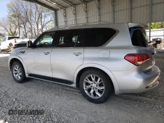 2014 Infiniti QX80 with VIN JN8AZ2NE1E9066087, listed as a Copart auction lot 53046505 with 0 mi miles and Clean Title. Bid and sale history available at carsss.com. Image 2.