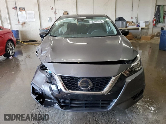 2020 Nissan Versa S with VIN 3N1CN8DVXLL903110, listed as a Copart auction lot 50748335 with 36,981 mi miles and Salvage Title. Bid and sale history available at carsss.com. Image 5.