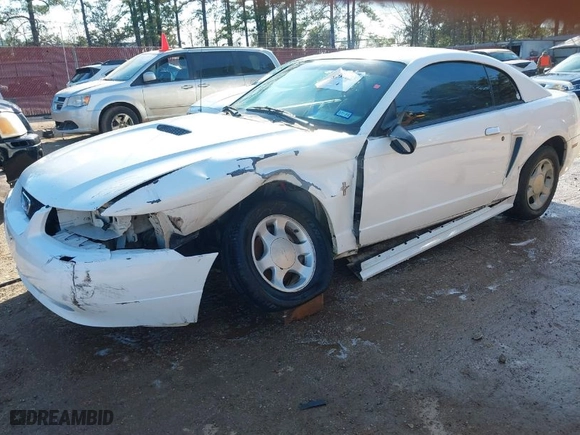 2001 Ford Mustang Standard with VIN 1FAFP40411F243241, listed as a IAAI auction lot 41281653 with 238,524 mi miles. Bid and sale history available at carsss.com. Image 2.