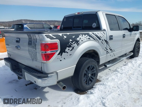 2014 Ford F-150 XL with VIN 1FTFW1CF2EKD03260, listed as a IAAI auction lot 41601219 with 147,306 mi miles. Bid and sale history available at carsss.com. Image 4.