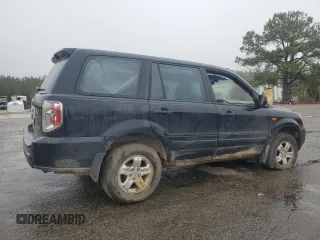 2006 Honda Pilot LX with VIN 2HKYF18106H541677, listed as a Copart auction lot 44237085 with 182,296 mi miles and Salvage Title. Bid and sale history available at DreamBid. Image 3.
