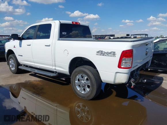 2021 Ram 2500 Big Horn with VIN 3C6UR5DL1MG676863, listed as a IAAI auction lot 42386260 with 105,328 mi miles and . Bid and sale history available at DreamBid. Image 3.