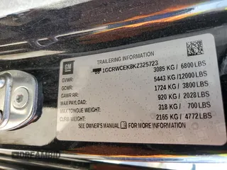 2019 Chevrolet Silverado 1500 LT with VIN 1GCRWCEK8KZ325723, listed as a Copart auction lot 71875894 with 113,332 mi miles and Salvage Title. Bid and sale history available at DreamBid. Image 15.