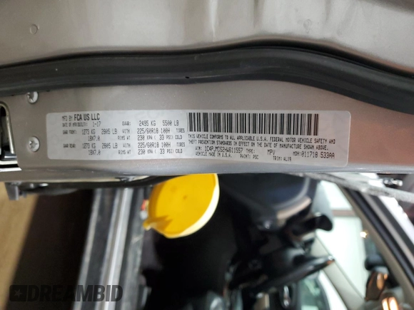 2017 Jeep Cherokee Limited с VIN 1C4PJMDS2HW611557, выставлен на аукционе Copart как лот 46157495 с пробегом 71 166 миль миль и Списание • Salvage title. История ставок и продаж доступна на DreamBid. Изображение 14.