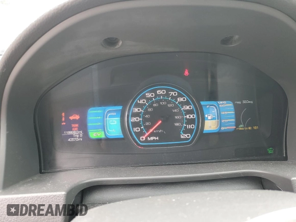 2011 Ford Fusion Hybrid with VIN 3FADP0L39BR274387, listed as a Copart auction lot 60657425 with 118,898 mi miles and Salvage title. Bid and sale history available at DreamBid. Image 9.