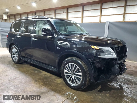 2022 Nissan Armada SL with VIN JN8AY2BA8N9393851, listed as a Copart auction lot 47651685 with 60,213 mi miles and Clean Title. Bid and sale history available at carsss.com. Image 4.