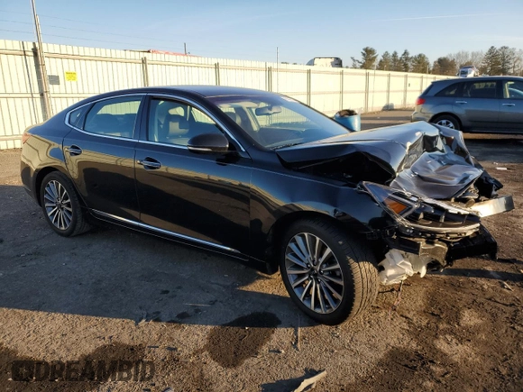 2017 Kia Cadenza Premium with VIN KNALB4J11H5073380, listed as a Copart auction lot 49945494 with 69,776 mi miles and Salvage Title. Bid and sale history available at carsss.com. Image 4.