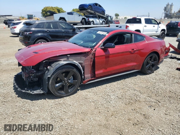2022 Ford Mustang EcoBoost with VIN 1FA6P8TH6N5111822, listed as a Copart auction lot 59778145 with 50,875 mi miles and Salvage title. Bid and sale history available at DreamBid. Image 1.