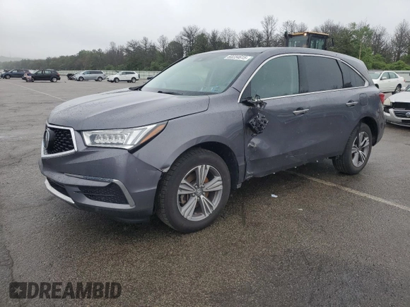 2020 Acura MDX z VIN 5J8YD4H32LL035429, wystawiony jako Copart lot #60234615 z przebiegiem 67 641 mil mil oraz Szkoda całkowita • Salvage title. Historia ofert i sprzedaży dostępna na DreamBid. Obrazek 1.