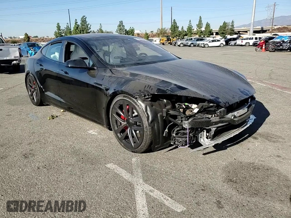 2024 Tesla Model S Plaid с VIN 5YJSA1E61RF539332, выставлен на аукционе Copart как лот 78630904 с пробегом Не указан миль и Списание • Salvage title. История ставок и продаж доступна на DreamBid. Изображение 11.