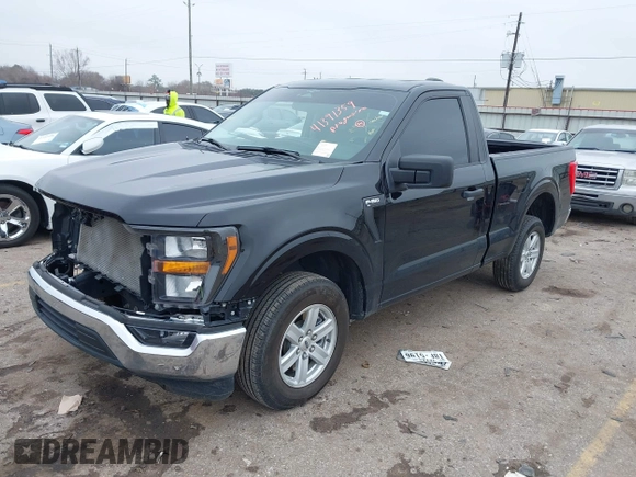 2023 Ford F-150 XL with VIN 1FTMF1C50PKE33412, listed as a IAAI auction lot 41391359 with 19,344 mi miles and . Bid and sale history available at carsss.com. Image 18.