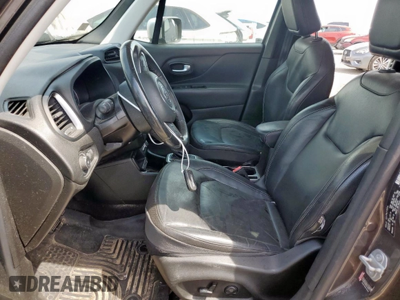 2018 Jeep Renegade Limited with VIN ZACCJADB2JPJ19589, listed as a Copart auction lot 57162995 with 57,585 mi miles and Salvage title. Bid and sale history available at DreamBid. Image 7.