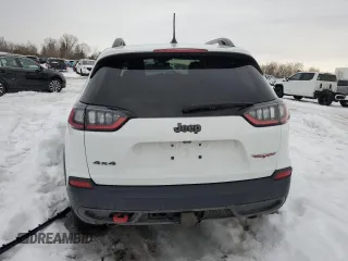 2019 Jeep Cherokee Trailhawk Elite with VIN 1C4PJMBX3KD196654, listed as a Copart auction lot 46592565 with 122,225 mi miles and Salvage Title. Bid and sale history available at carsss.com. Image 6.