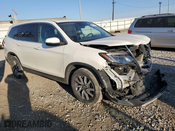 2019 Honda Pilot EX-L with VIN 5FNYF6H58KB052890, listed as a Copart auction lot 48281815 with 86,062 mi miles and Salvage Title. Bid and sale history available at carsss.com. Image 4.