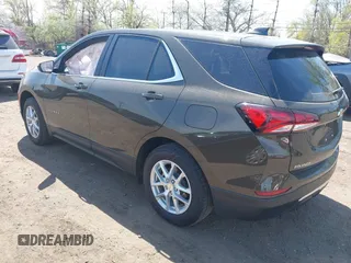 2023 Chevrolet Equinox LT with VIN 3GNAXUEG0PL248041, listed as a IAAI auction lot 42024733 with 56,458 mi miles and . Bid and sale history available at carsss.com. Image 3.